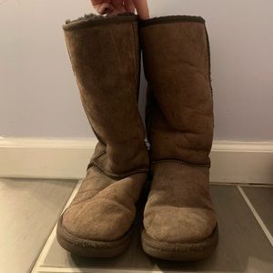 Tall Dark Brown Ugg Australia Boots